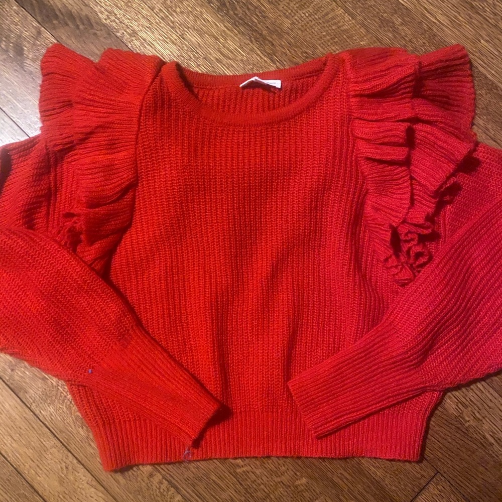 Red sweater